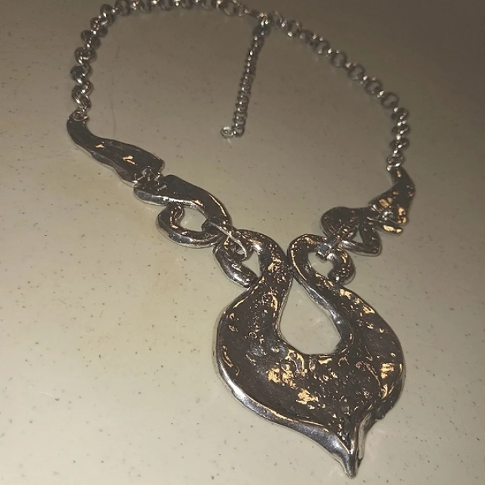 Hammered Statement Necklace